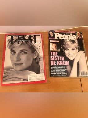 People Magazine & Time Magazine Lot - Princess Diana